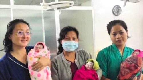khagrachari triplets born nishika chakma