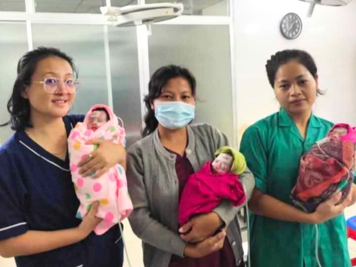 khagrachari triplets born nishika chakma