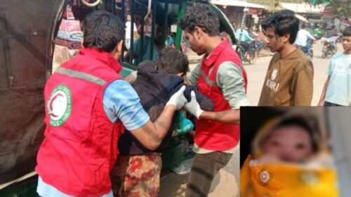 খাগড়াছড়ির দীঘিনালায় ভবঘুরে নারী কন্যা সন্তানের জন্ম দিলেন, যুব রেড ক্রিসেন্টের সহযোগিতায় হাসপাতালে ভর্তি করা হয়