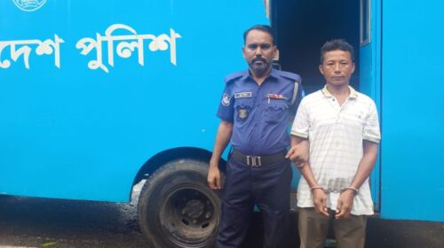 খাগড়াছড়ির মাটিরাঙ্গায় অস্ত্র মামলায় সাজাপ্রাপ্ত খজেন্দ্র ত্রিপুরা আদালতে