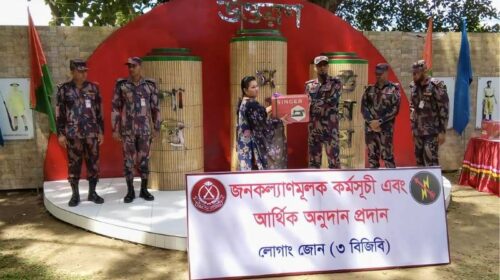 পানছড়িতে অসহায় মানুষের পাশে বিজিবি