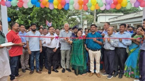 খাগড়াছড়ি সরকারি উচ্চ বিদ্যালয়ে নবনির্মিত প্রধান ফটকের উদ্বোধন